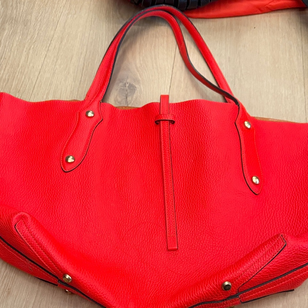 Annabel Ingall Vibrant Orange Small Tote